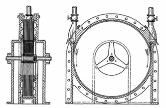 Nikola Tesla's bladeless turbine design